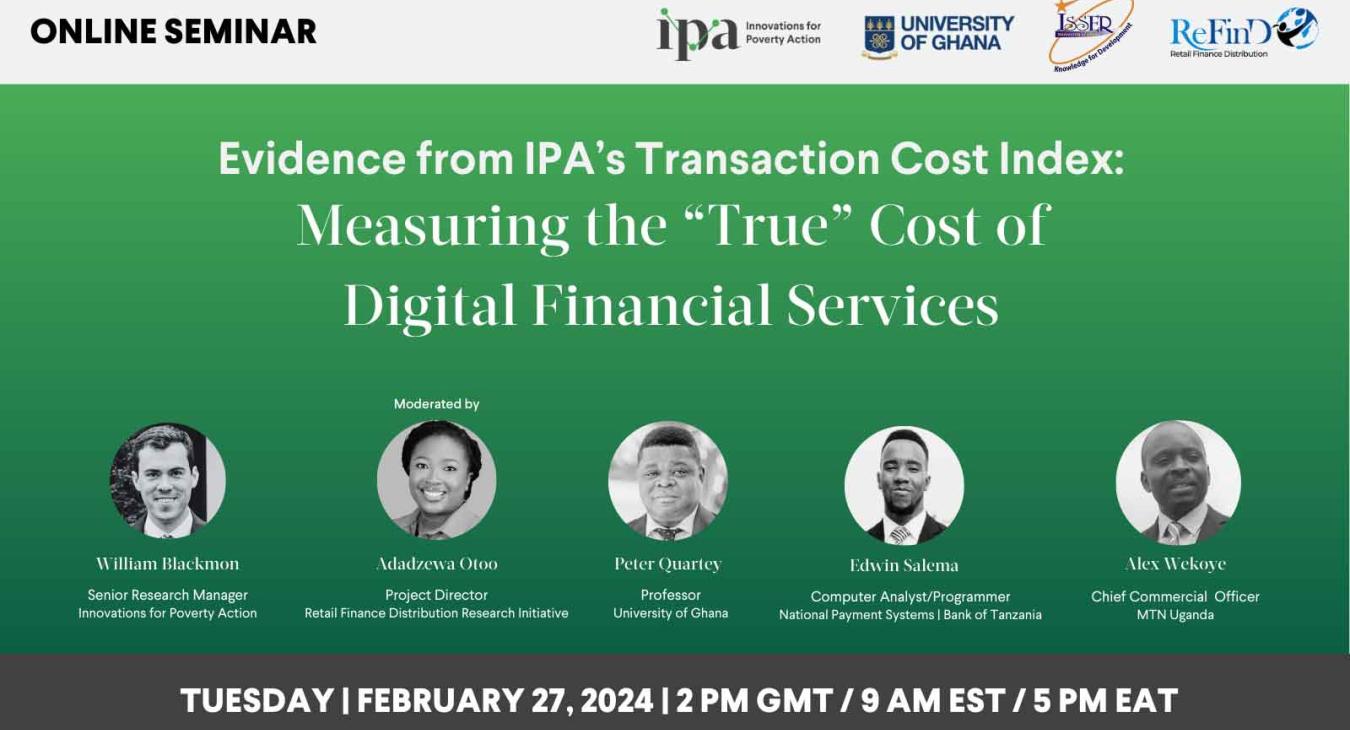 Evidence from IPA’s Transaction Cost Index: Measuring the “True” Cost ...